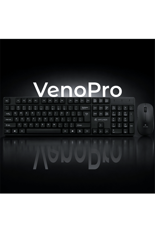 KATJMER KMSVN-002 Veno Pro Klavye Mouse Seti
