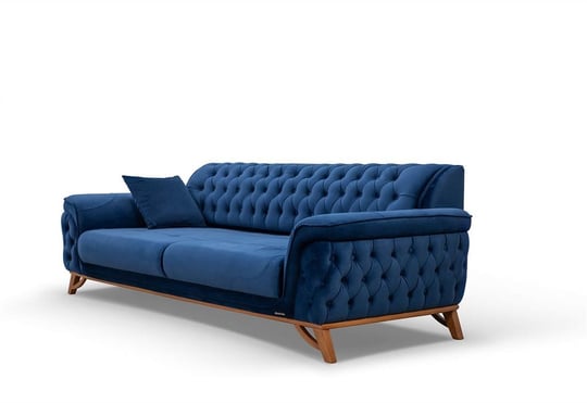 Beyzade Üçlü Koltuk (Lacivert)