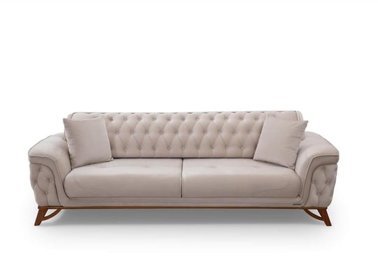 Beyzade Üçlü Koltuk (Vizon)