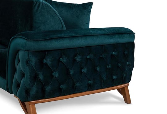 Beyzade Üçlü Koltuk (Yeşil)