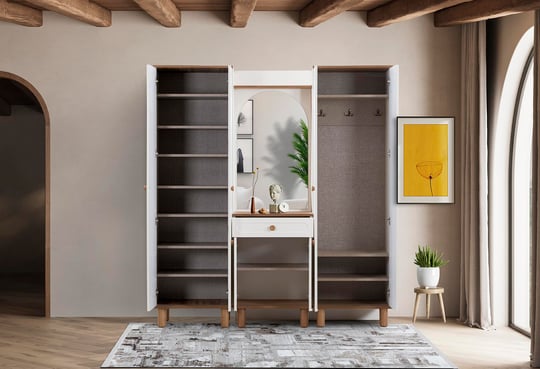 Bohem Raflı Portmanto