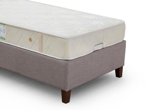 Cansın 90X190 Açılır Baza - (Sütlü Kahve)
