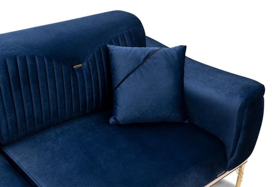 Loya Üçlü Koltuk (Lacivert)