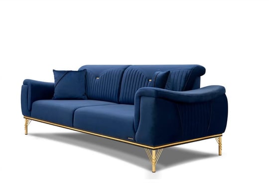 Loya Üçlü Koltuk (Lacivert)