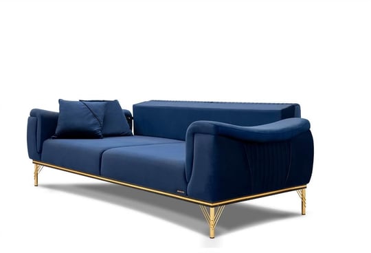 Loya Üçlü Koltuk (Lacivert)