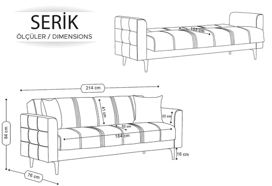 Serik Kanepe - Antrasit