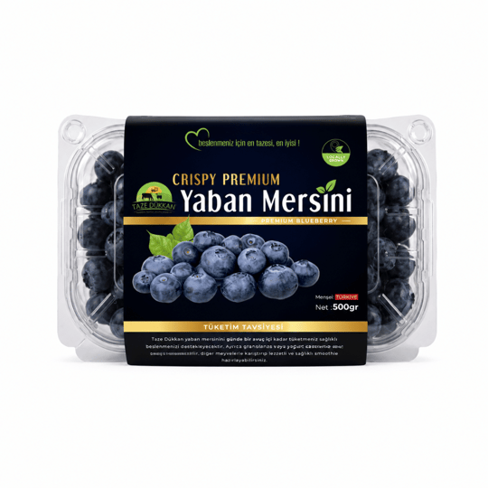 Premium Crispy Yaban Mersini (Blueberry)Yaban Mersini ve Orman Meyveleri