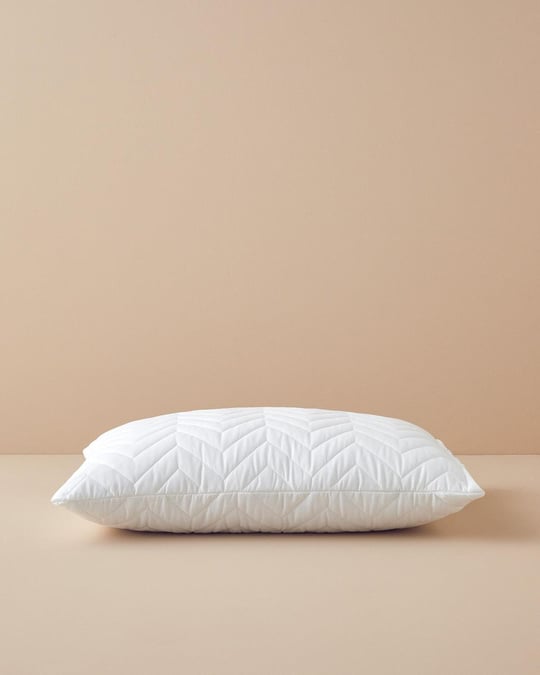 Față de pernă antibacteriană, material impermeabil, Handy, bumbac, 50x70 cm, alb