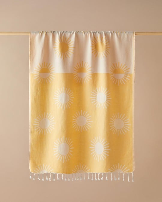 Vina Cu Bumbac Peshtamal 90x150 cm Galben