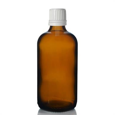 AMBER DROPPER İÇTEN DAMLALIKLI KAPAKLI 100 ML CAM ŞİŞE 