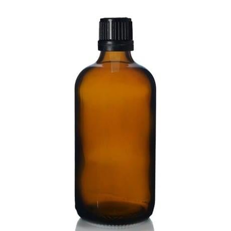 AMBER DROPPER İÇTEN DAMLALIKLI KAPAKLI 100 ML CAM ŞİŞE 