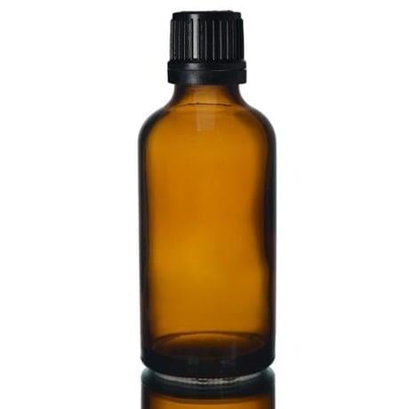 AMBER DROPPER İÇTEN DAMLALIKLI KAPAKLI 50 ML CAM ŞİŞE 
