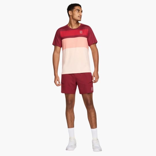 NikeCourt Advantage Tenis T-Shirt - Kırmızı