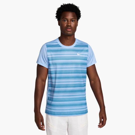 NikeCourt Dri-FIT Victory Tenis T-Shirt - Mavi