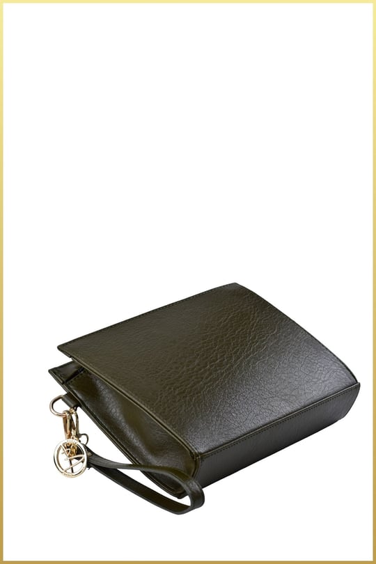 Biess Portföy Clutch El Çantası (Charm Hediyeli) - Haki
