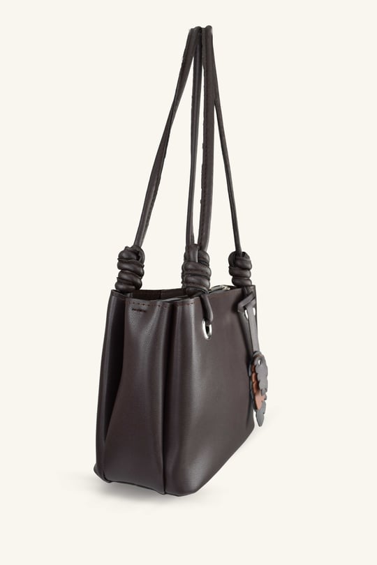 Charm Model El ve Omuz Çantası - Acı Kahve
