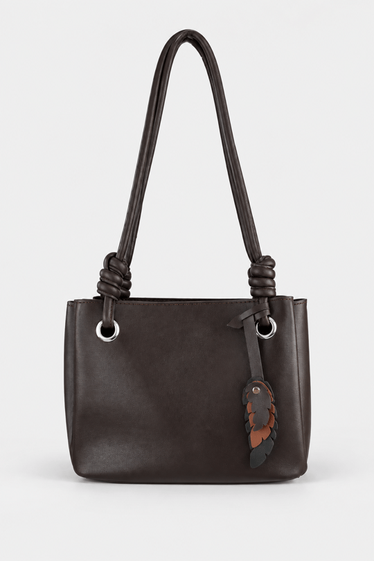 Charm Model El ve Omuz Çantası - Acı Kahve