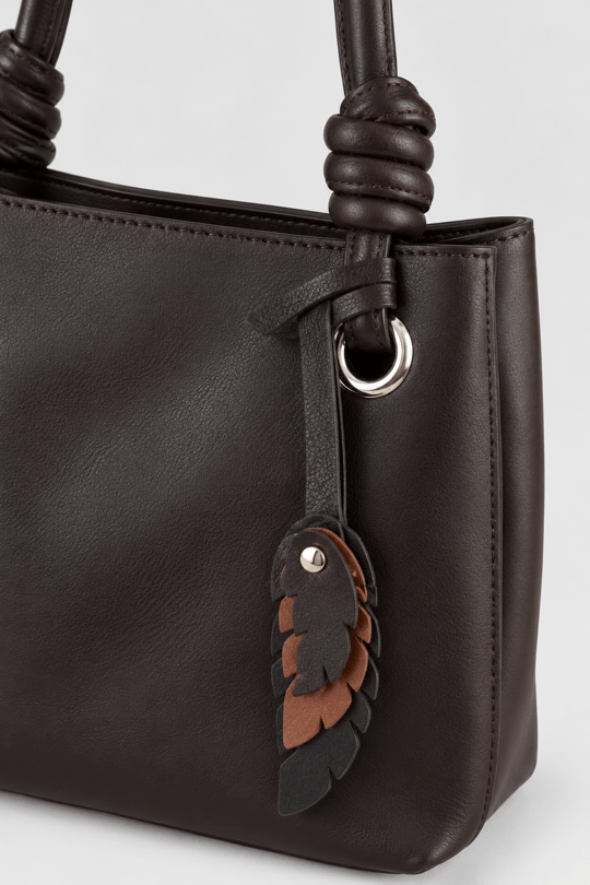 Charm Model El ve Omuz Çantası - Acı Kahve