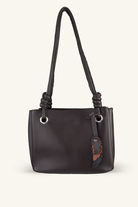 Charm Model El ve Omuz Çantası - Acı Kahve