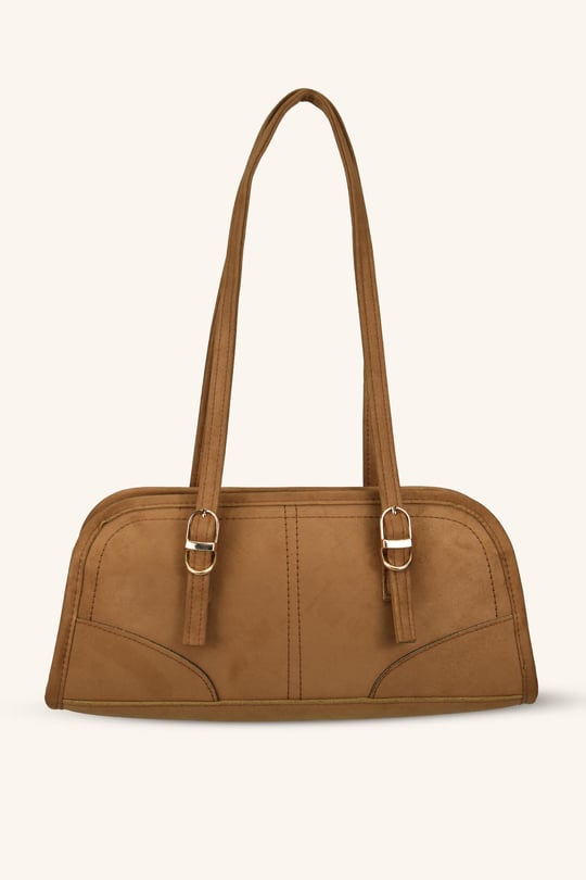 Chic Model Süet Baget Çanta - Taba