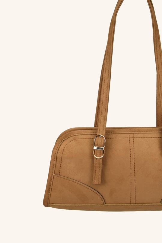 Chic Model Süet Baget Çanta - Taba