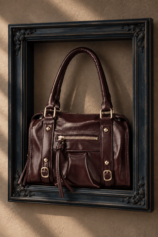 Ivy Model El ve Omuz Çantası - Bordo