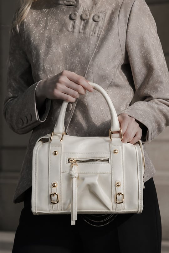 Ivy Model El ve Omuz Çantası - Krem