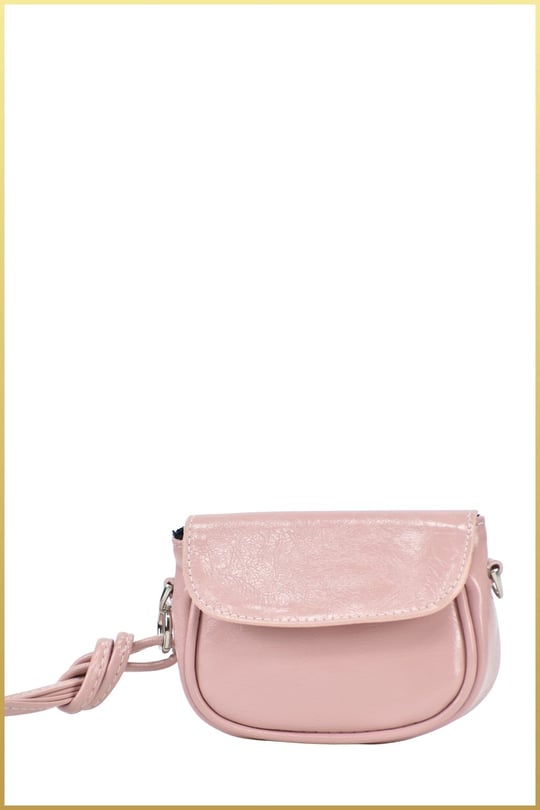 Lovely Kadın Mini Ayarlanabilir Askılı Omuz Çantası - Pembe