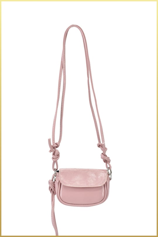 Lovely Kadın Mini Ayarlanabilir Askılı Omuz Çantası - Pembe