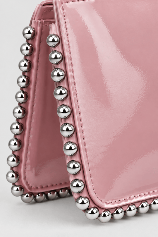 Mini Boncuklu Çanta - Pembe