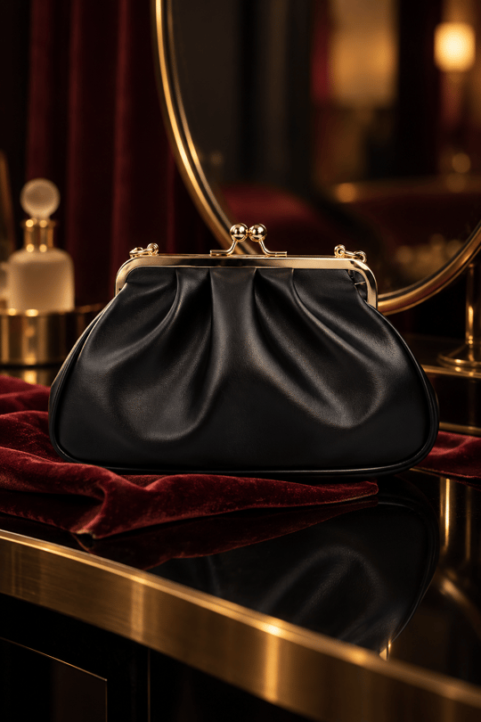 Rosel Clutch Çanta - Siyah