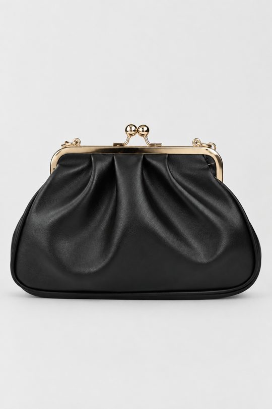 Rosel Clutch Çanta - Siyah