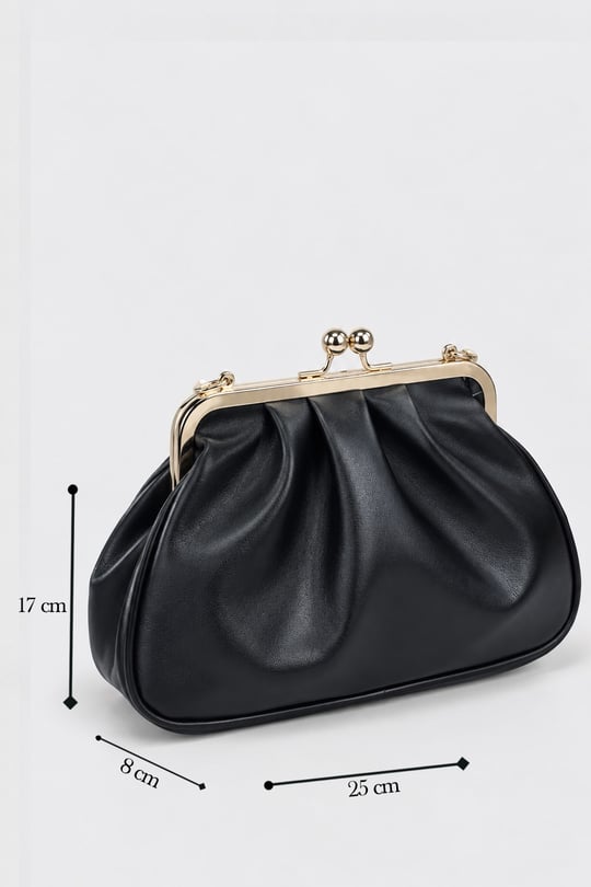 Rosel Clutch Çanta - Siyah