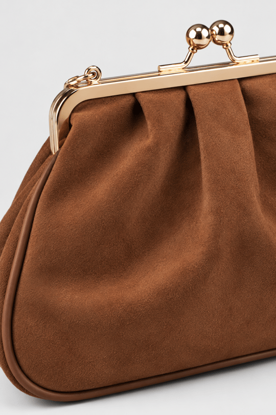 Rosel Clutch Çanta - Taba