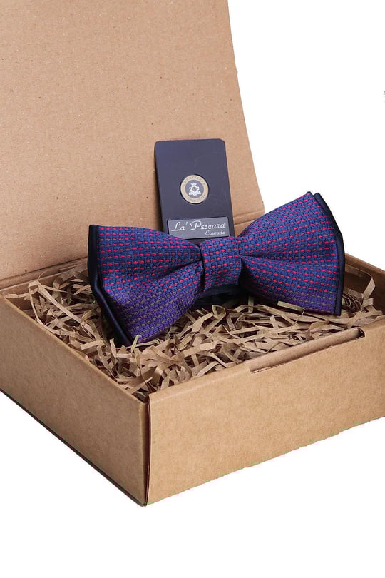 Lacivert Nokta Desen Papyon P1763