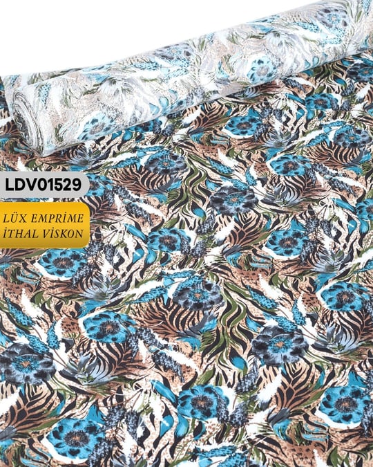 Dar En Pamuk Viskon Kumaş ( TEK EN ) 90cm-LDV01529