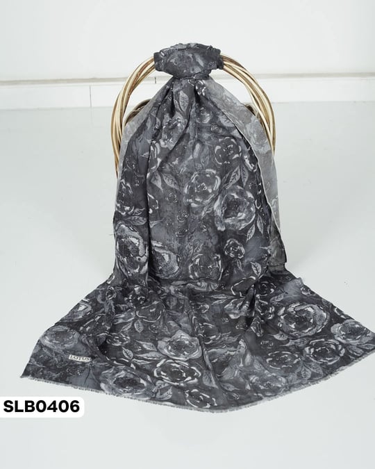 Desenli Lüxs Bambu Şal SLB0406-5525