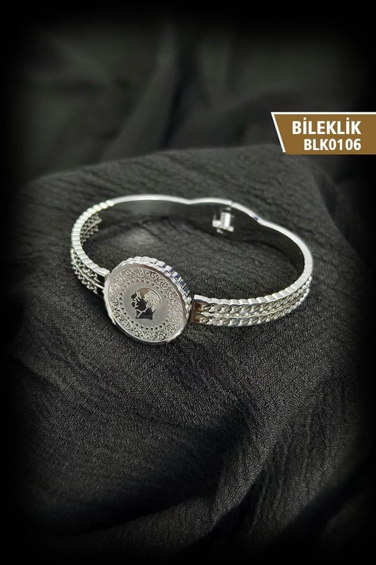 PASLANMAZ ÇELİK KELEPÇE BİLEKLİK BLK0106-1221