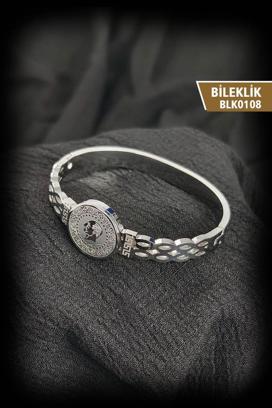 PASLANMAZ ÇELİK KELEPÇE BİLEKLİK BLK0108-1223