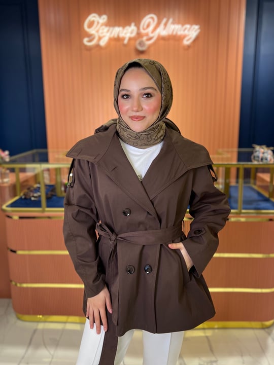 Elena Trençkot Acı Kahve