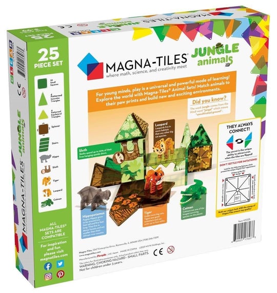 MAGNA-TILES® - Orman Manyetik Bloklar - 25 Parça