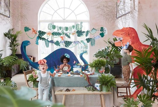 Meri Meri - Dinosaur Napkins - Dinozor Peçete - L - 16Lı