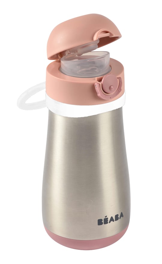 Paslanmaz Çelik Suluk 350 ml, Old pink