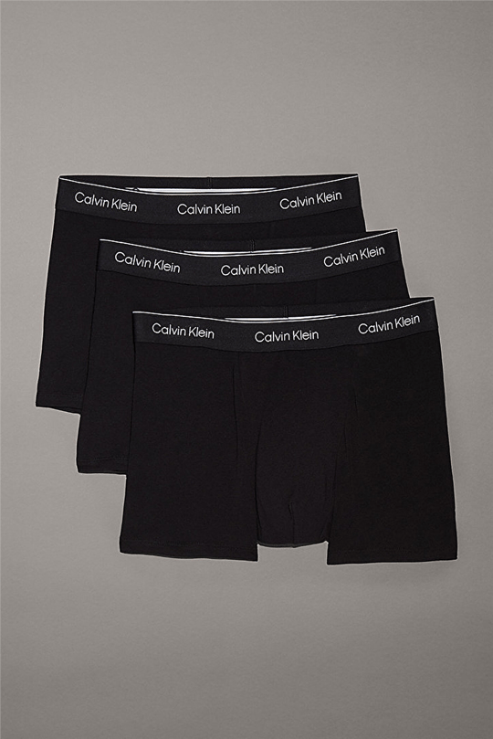 Calvin Klein Relaxed Fit Trunk 3PK Erkek 3lü Boxer Siyah