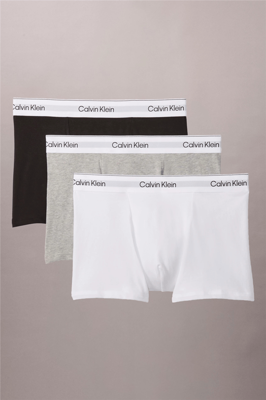 Calvin Klein Relaxed Fit Trunk 3PK Erkek 3lü Boxer Siyah