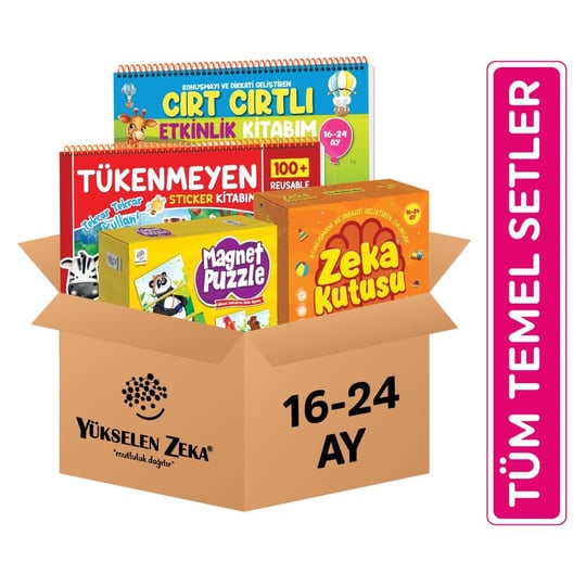 6-16 Ay Temel Setler Kolisi | Yükselen Zeka | Mutluluk Dağıtır