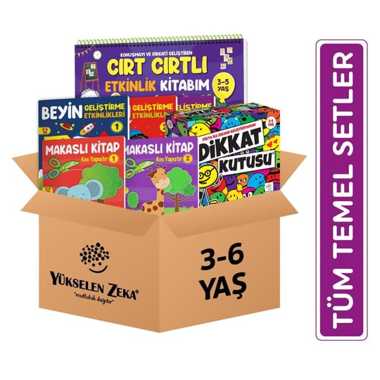 16-24 Ay Temel Setler Kolisi | Yükselen Zeka | Mutluluk Dağıtır