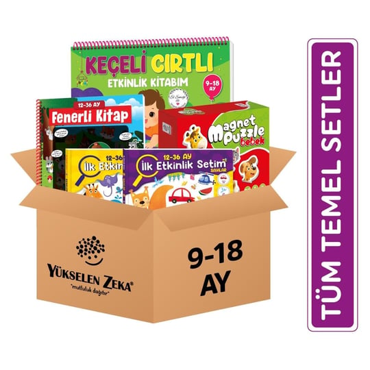 6-16 Ay Temel Setler Kolisi | Yükselen Zeka | Mutluluk Dağıtır
