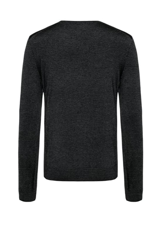 BOSS Erkek V Yaka Slim Fit Uzun Kollu Siyah Kazak 50378576-SIYAH