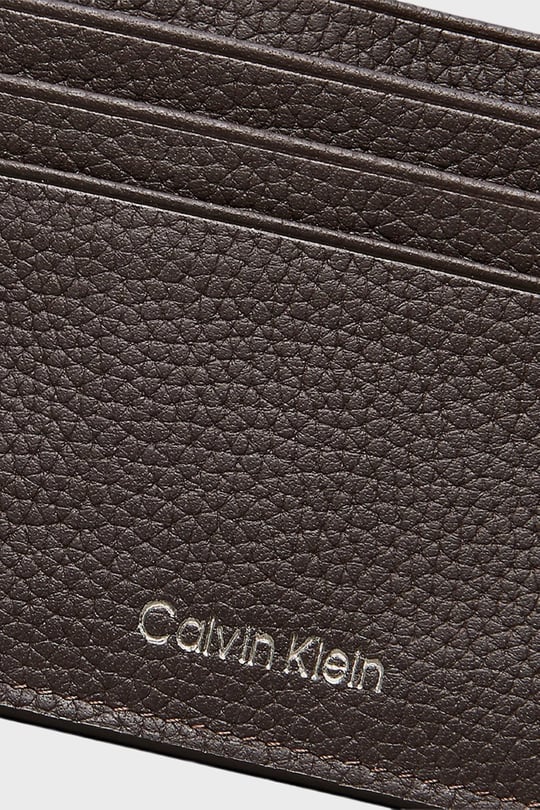 Calvin Klein Erkek Çoklu Kart Bölmeli Deri Kahverengi Kartlık LV04D1060G-YG1